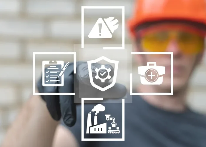 Work,Safety,First,Standard,?onstruction,Industry,Business,Concept.,Worker,In